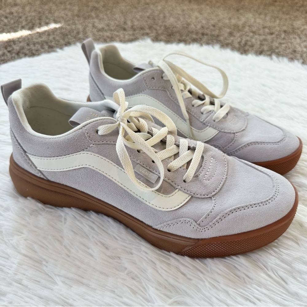 Vans Range EXP low sneakers Wind Chime lavender suede athletic sneaker size 10 - Picture 2 of 9